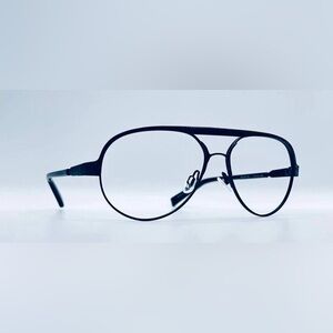 Roberto Steffani RS109 Black Pilot Sunglasses Frames Only